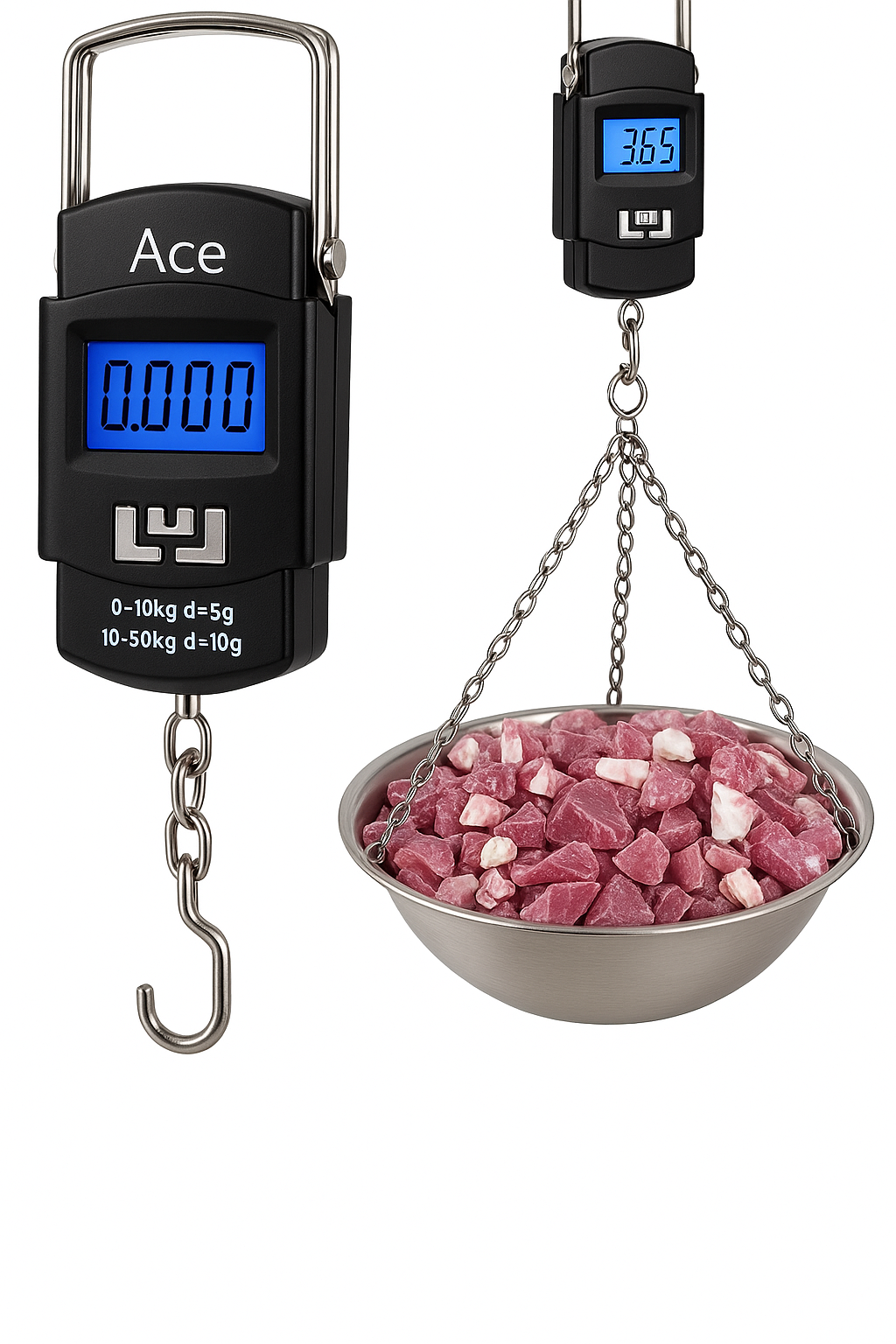 50kg Portable Electronic Digital Scale With Hook