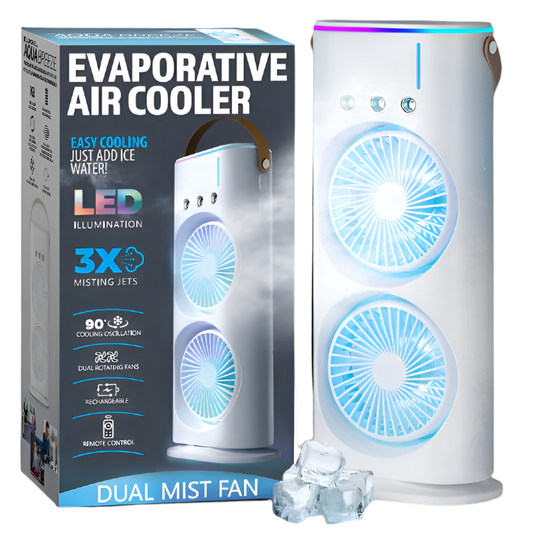 Portable Mini Double Fan Air Cooler