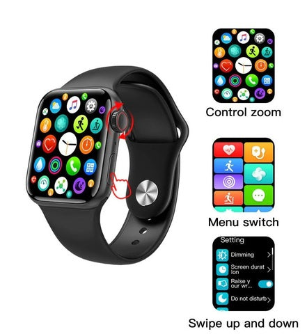 Black Advanced New Version Bluetooth Digital Wrist Smart Watch